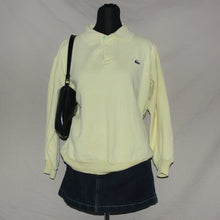 Load image into Gallery viewer, Lacoste butter yellow wool collared sweater (M)
