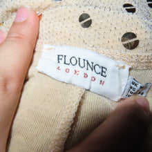 Load image into Gallery viewer, Gold halter flounce London dress (S/M)
