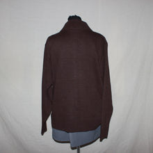 Load image into Gallery viewer, Polo by RL brown collared zip-up (M)
