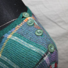 Load image into Gallery viewer, Polo by Ralph Lauren plaid pattern wool sweater (S)
