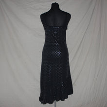 Load image into Gallery viewer, Jolina bedazzled pattern asymmetrical midi dress (S)
