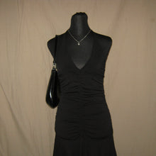 Load image into Gallery viewer, Vintage glittered halter dress (M)
