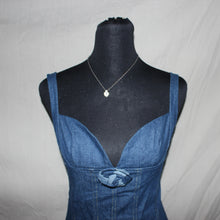 Load image into Gallery viewer, Pepper Mayo rosalia denim mini dress (XS)
