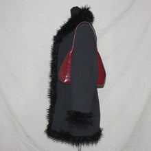 Load image into Gallery viewer, Iconic Mondo black faux fur coat (S)
