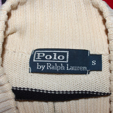 Load image into Gallery viewer, Polo RL stripped off white knitted sweater (M)
