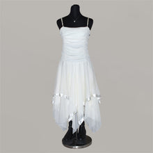 Load image into Gallery viewer, Ruched white asymmetrical (S)
