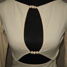 Load image into Gallery viewer, VRG GRL asymmetrical cut yellow long sleeves (S)
