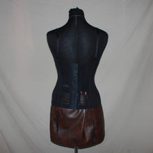 Load image into Gallery viewer, George bedazzled black corset (M)
