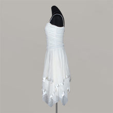 Load image into Gallery viewer, Ruched white asymmetrical (S)
