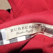 Load image into Gallery viewer, Burberry maroon collared gingham patterned sweater (XL)

