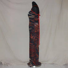 Load image into Gallery viewer, Tiger print mesh one-piece maxi dress (S)
