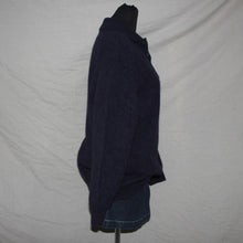 Load image into Gallery viewer, Lacoste dark button up wool sweater (S)
