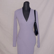 Load image into Gallery viewer, KooKai body hugging asymmetrical gray long dress (S)
