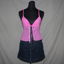 Load image into Gallery viewer, Tie up pink cami (XS)
