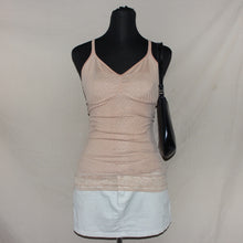 Load image into Gallery viewer, DKNY laced trip nude camisoles top (M)
