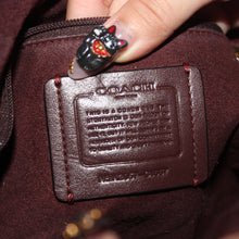 Load image into Gallery viewer, Coach marie top handle satchels pebble leather bag
