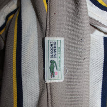 Load image into Gallery viewer, Lacoste stripped collared polo (L)
