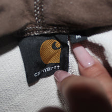 Load image into Gallery viewer, Carhartt stripped brown hoodie (S)
