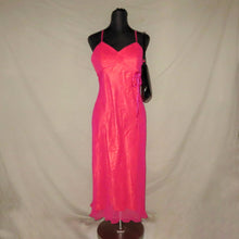 Load image into Gallery viewer, Pink mesh satin type midi dress (M)
