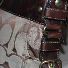 Load image into Gallery viewer, Vintage Coach Zoe hobo signature monogram shoulder bag

