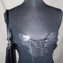Load image into Gallery viewer, Butterfly bedazzled mesh nightie (XS)
