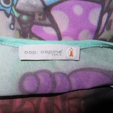 Load image into Gallery viewer, Rare Vintage Cop Copine graphic graffiti mesh top (S)

