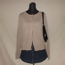 Load image into Gallery viewer, Brown button up cardigan (S)
