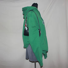 Load image into Gallery viewer, Nike green swoosh hoodie (XL)
