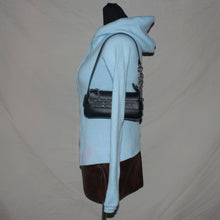 Load image into Gallery viewer, Twin-Set Simona Barbieri baby blue hooded top (XS/S)
