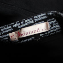 Load image into Gallery viewer, BDland black patterned border midi skirt (S)
