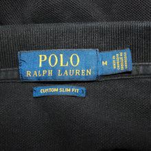 Load image into Gallery viewer, Polo by Ralph Lauren black logo polo (M)
