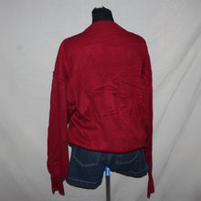 Load image into Gallery viewer, Lacoste dark red high neck sweater (M)
