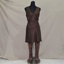 Load image into Gallery viewer, Peppermayo satin mini dress (S)
