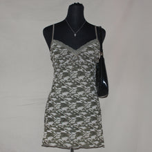 Load image into Gallery viewer, Camo mesh slip dress (S)
