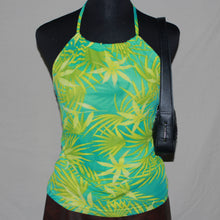 Load image into Gallery viewer, Tropical patterned halter top (S)
