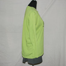 Load image into Gallery viewer, AJ embroidered green long sleeves (S)
