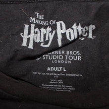 Load image into Gallery viewer, Harry Potter merch graphic black tee (L)

