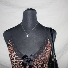 Load image into Gallery viewer, Cheetah print mesh top (S)
