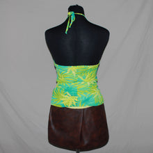 Load image into Gallery viewer, Tropical patterned halter top (S)
