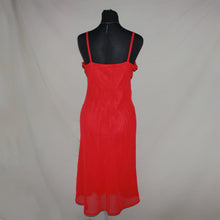 Load image into Gallery viewer, Roses designed red maxi dress (S)
