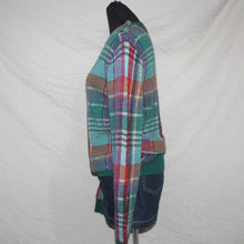 Load image into Gallery viewer, Polo by Ralph Lauren plaid pattern wool sweater (S)
