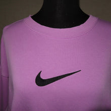 Load image into Gallery viewer, Nike purple pastel swoosh sweater (L)
