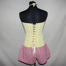 Load image into Gallery viewer, Yellow halter corset (S/M)
