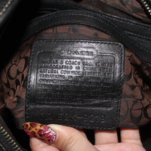Load image into Gallery viewer, Vintage Coach Ergo black leather hobo bag
