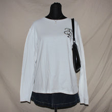 Load image into Gallery viewer, Stussy white graphic logo sweater (L)

