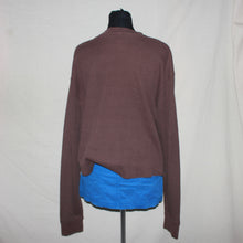 Load image into Gallery viewer, Southpole embroidered brown cropped long sleeves (XL)
