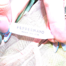 Load image into Gallery viewer, PEPPERMAYO floral mesh cowl neck long dress (S)
