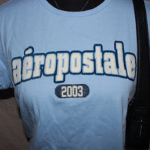 Load image into Gallery viewer, Aeropostale baby blue "2003" tee (M)
