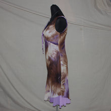 Load image into Gallery viewer, Vesitire purple floral midi dress (S)
