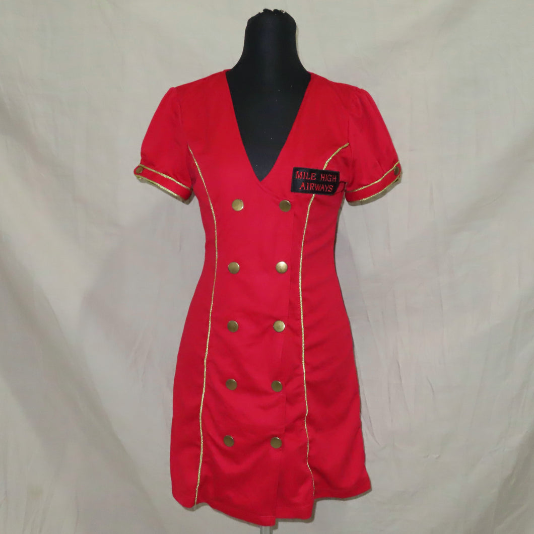 Red Mile High Airways costume dress (M)